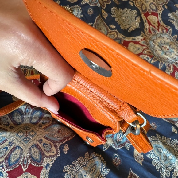 EUC Hammitt Candlelight Orange 310 cell-phone wallet - Picture 5 of 6